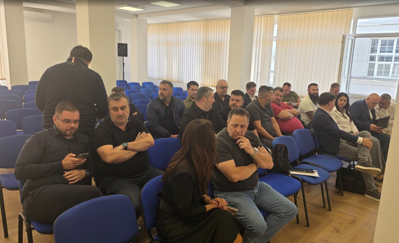 Privrednici Braničevskog okruga u sali pred početak sastanka sa ministarkom privrede